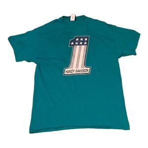 Harley Davidson mens large state college pa short sleeve shirt